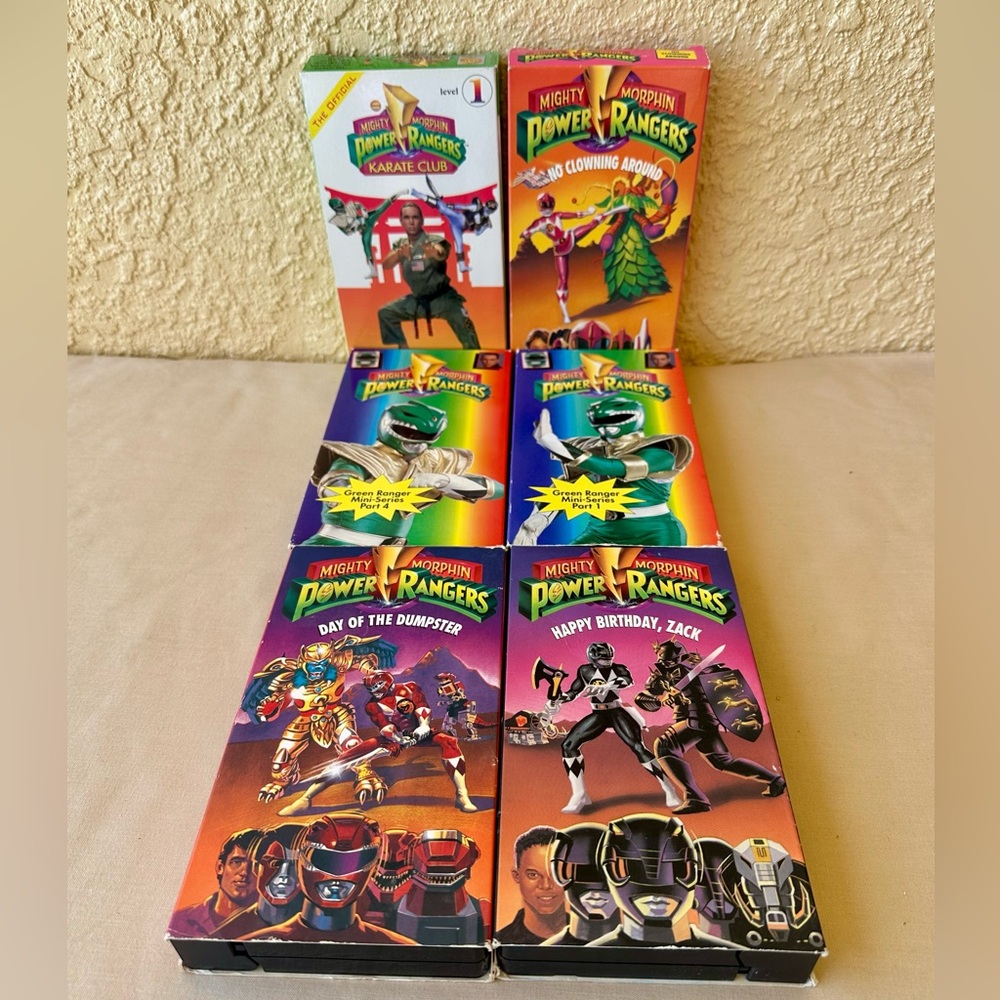 Mighty Morphin Power Rangers VHS Collection - Picture 2 of 15
